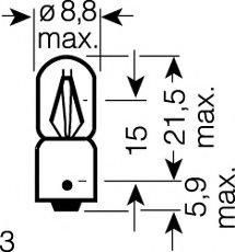 OSRAM 9930 Bulb, park-/position light